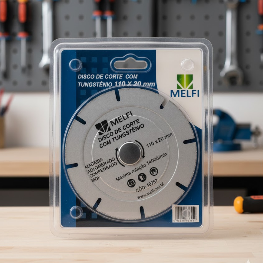 Disco de Corte Tungstênio 110×20mm - Melfi