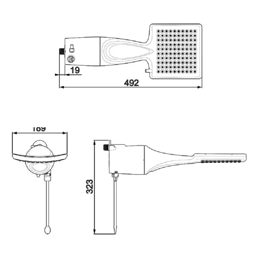 Ducha Loren Shower Multitemperaturas - Lorenzetti