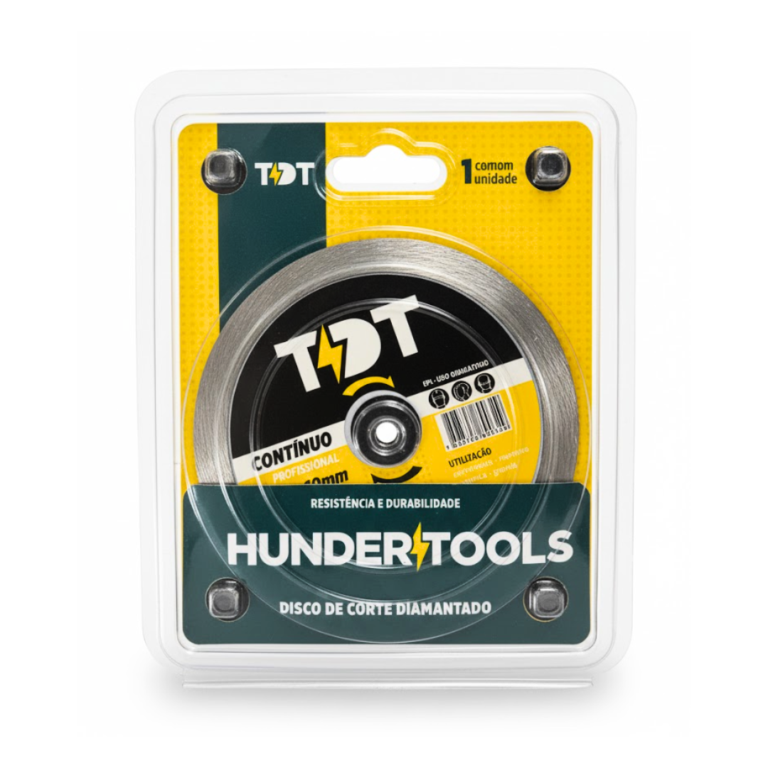 Disco de Corte Diamantado Contínuo 110×10mm - TDT