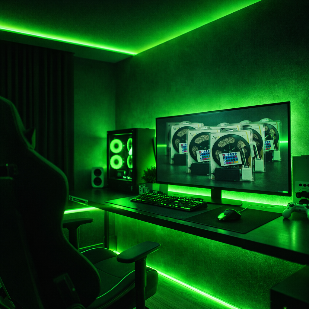 Apollo - Kit Fita LED 5 Metros RGB 12w