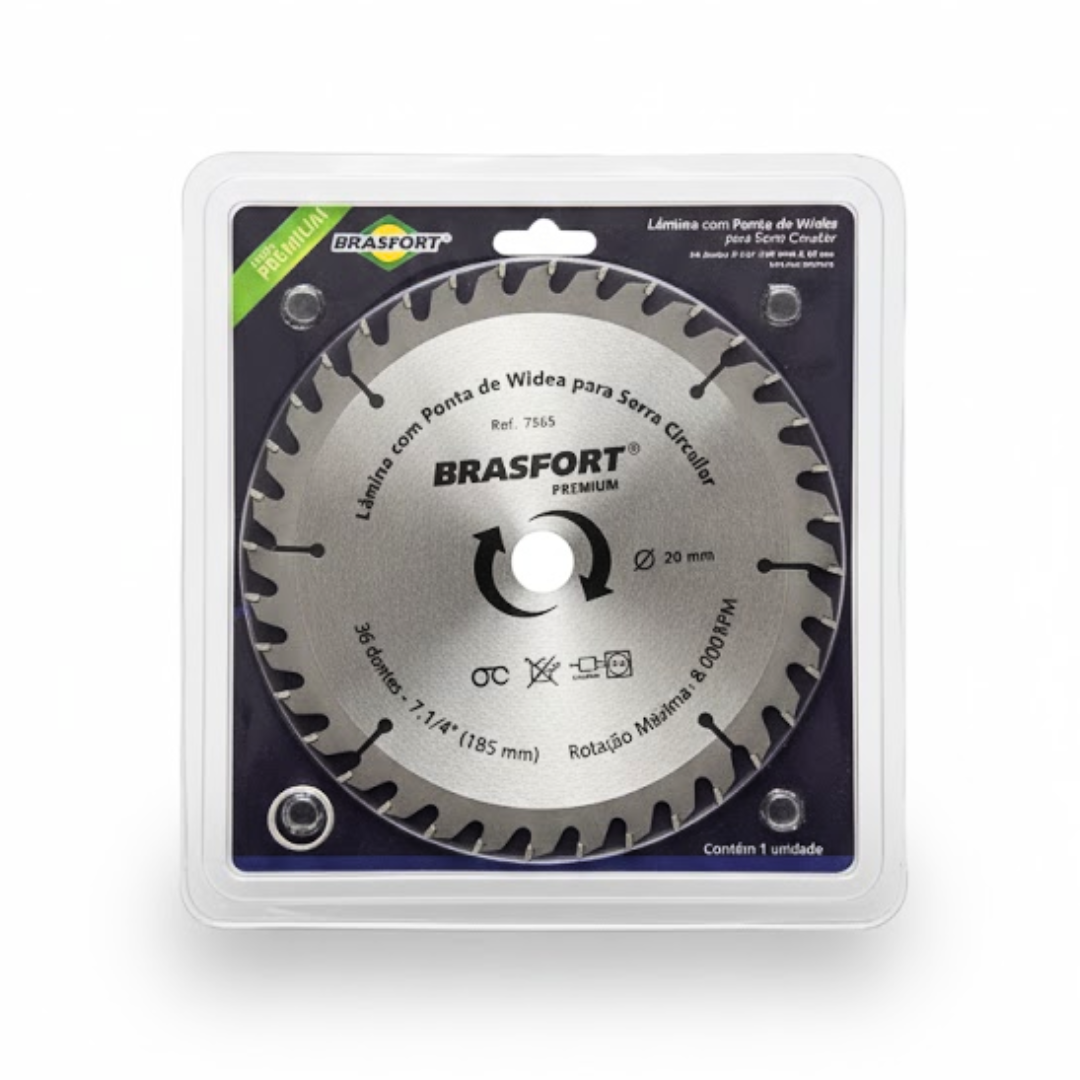 Lâmina Comp. Ponta de Widea 7.1–4 185×20mm - Brasfort