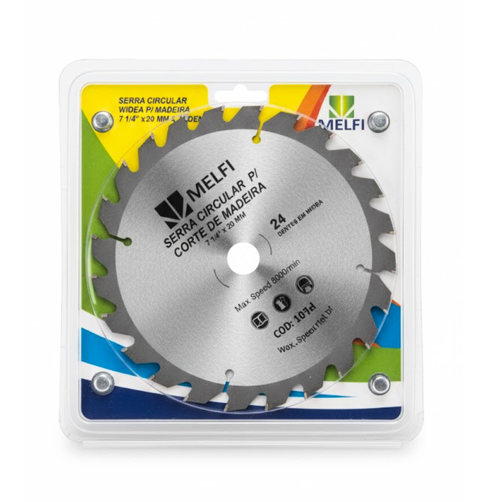 Serra Circular p/ Corte Madeira Widea 7.1–4 42×20mm - Melfi
